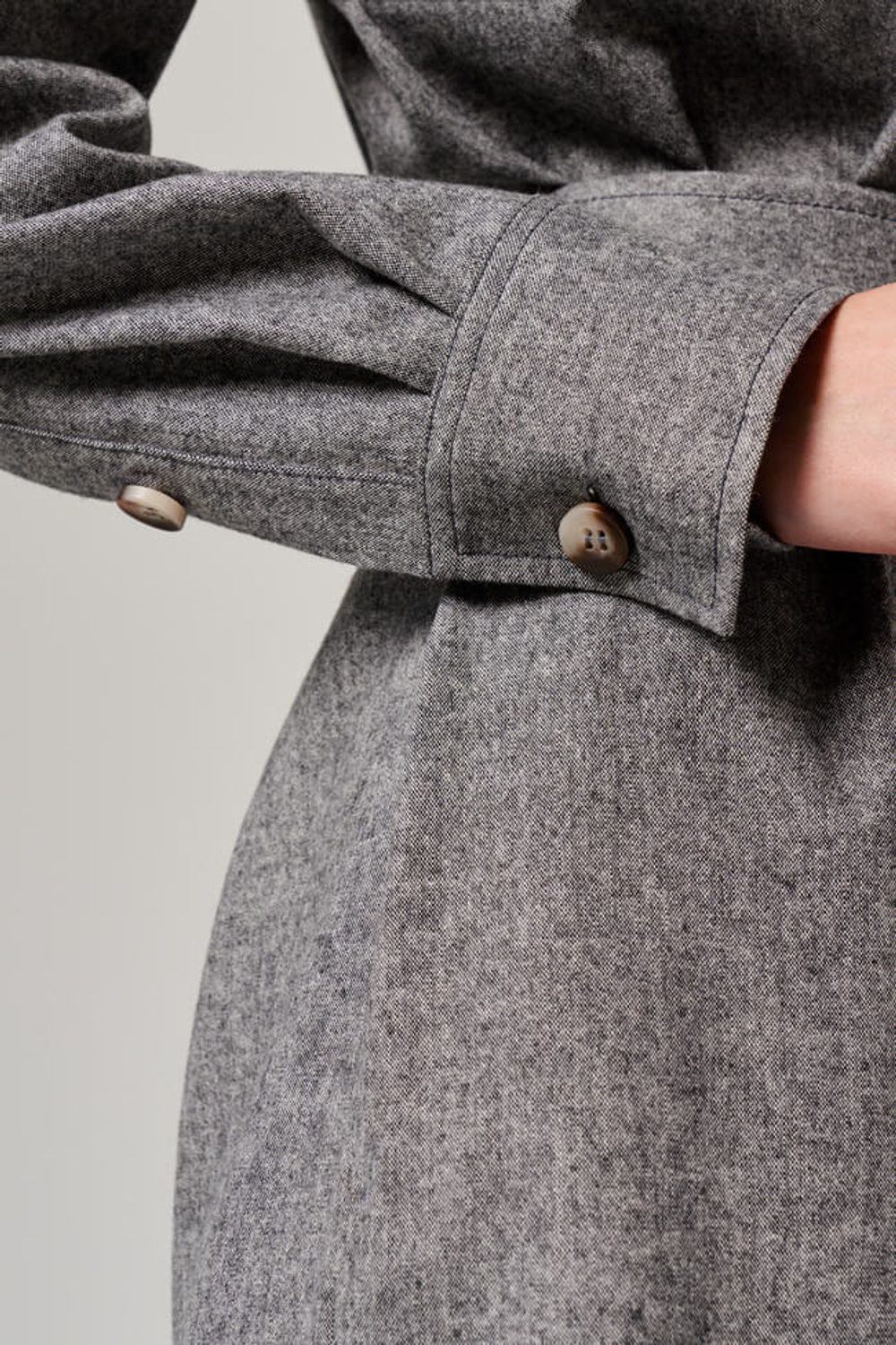 51643 Платье женское (серый меланж)