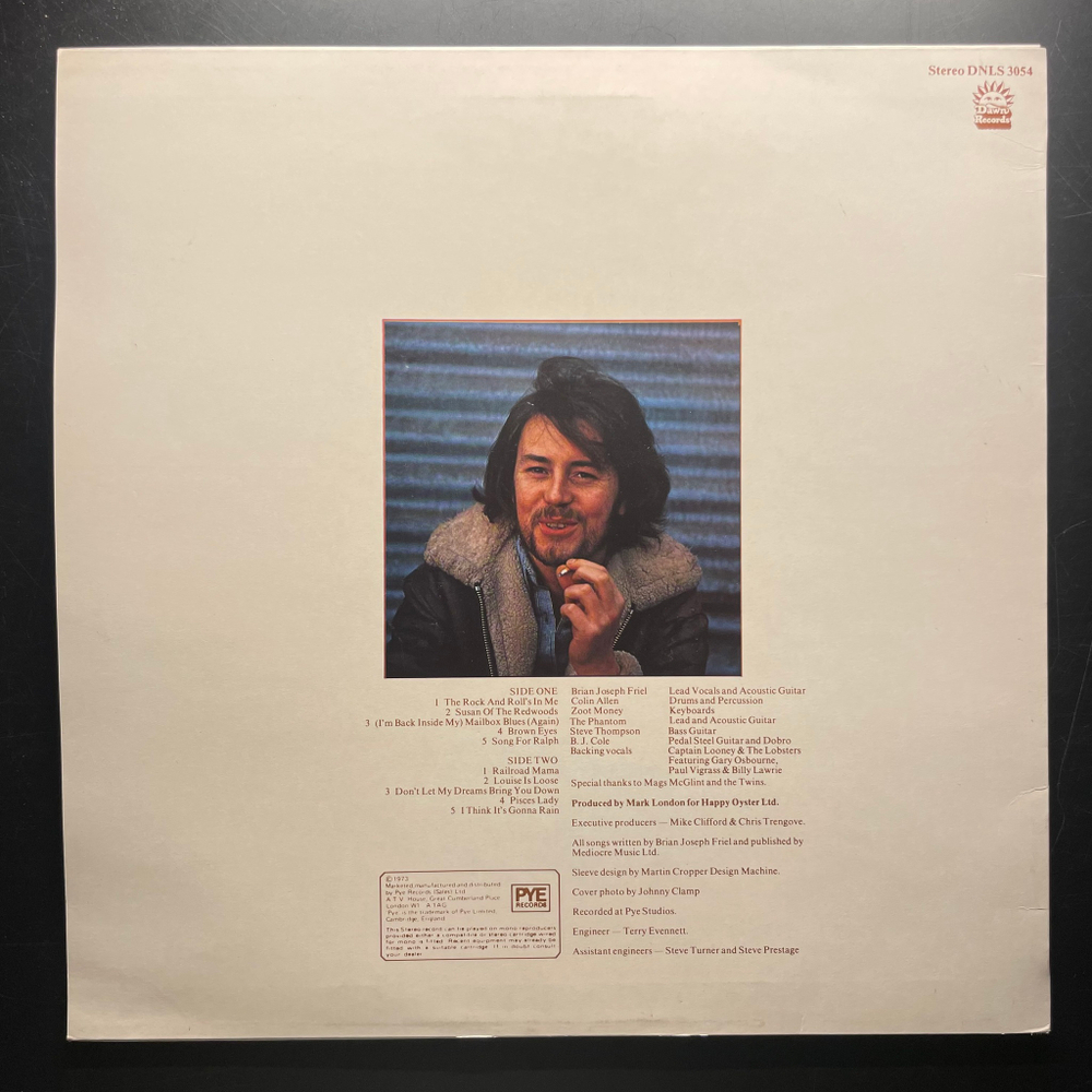 Brian Joseph Friel ‎– Brian Joseph Friel (Англия 1973г.)