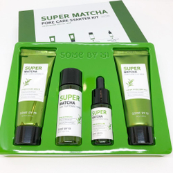 Some By Mi Super Matcha Pore Care Starter Kit набор миниатюр для сужения пор с чаем матча