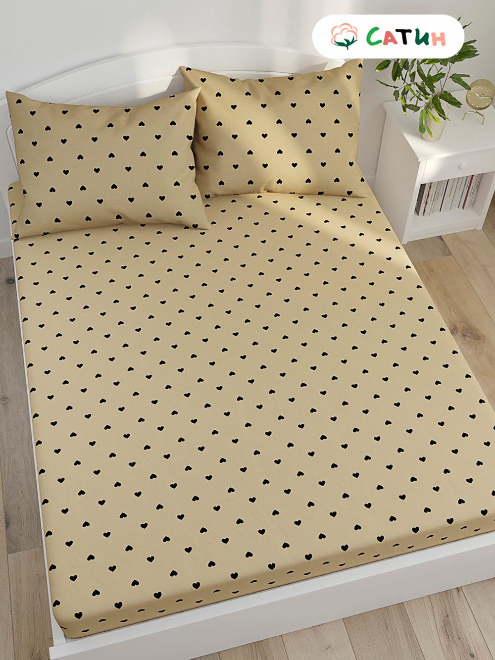 Простынь Milky Garden "Adele" 200х215 см, сатин