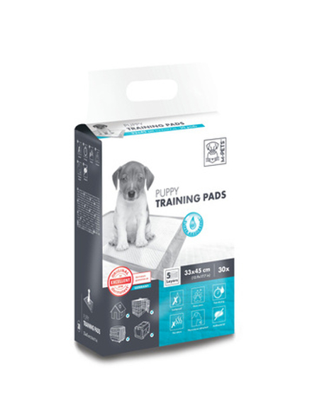 M-PETS PUPPY Пеленки с увеличенной впитываемостью 33*45 (30 шт. в упак.)