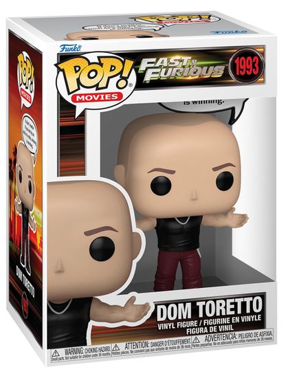 Фигурка Funko POP! Movies Fast & Furious Dom Toretto (Winning is Winning) (1993) 90492 / Фигурка Фанко ПОП! по мотивам франшизы "Форсаж", Доминик Торетто. Товар уцененный