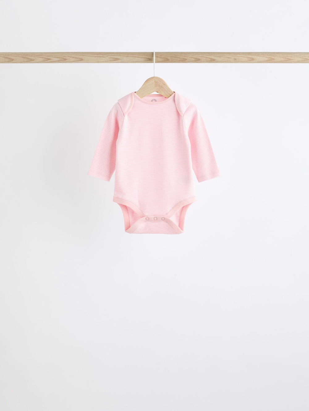 Боди с длинным рукавом для малышей Next K79-553, 5 шт., Белый, Розовый