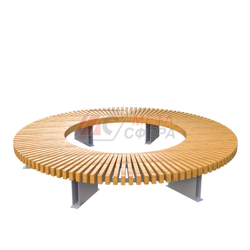 Лавка Rail Road 03 круг