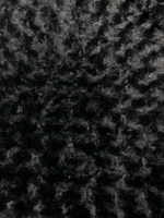 Ткань Искусственный мех черный  арт. 326317