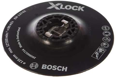 Опорная тарелка 125мм мягкая для УШМ BOSCH X-LOCK 2608601714