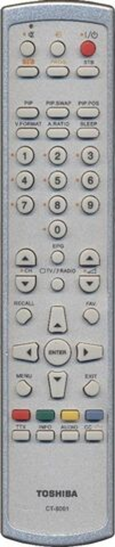 Пульт для TOSHIBA CT-8001 PIP LCD TV ORIGINAL