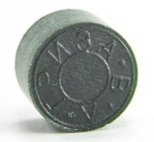 Наклейка для кия "Гриза 2" (H+) зеленая 13,5 мм