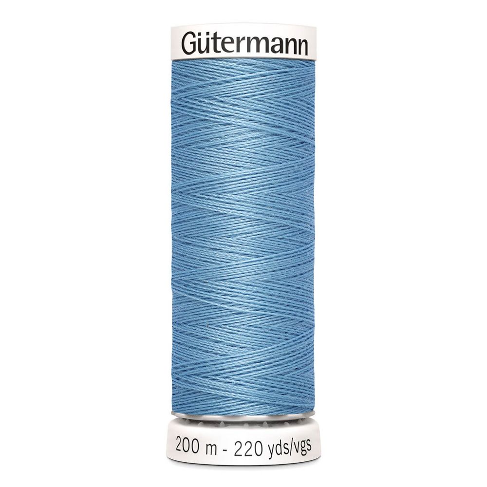 Нитки универсальные Gutermann Sew-all 100 (200 метров), 5 кат. | 143 серо-голубой