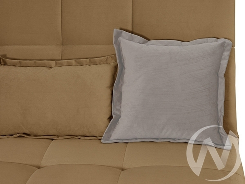 Диван прямой Аккорд (БД) GROUND 02 (какао)/GROUND 01 (бежево-кремовый)