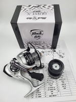 Катушка Black Side Quest X FD (5+1 подш.) для рыбалки безынерционная + шпуля