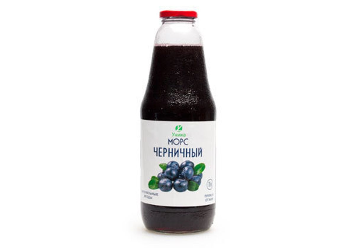 Морс черничный Уника, 1л