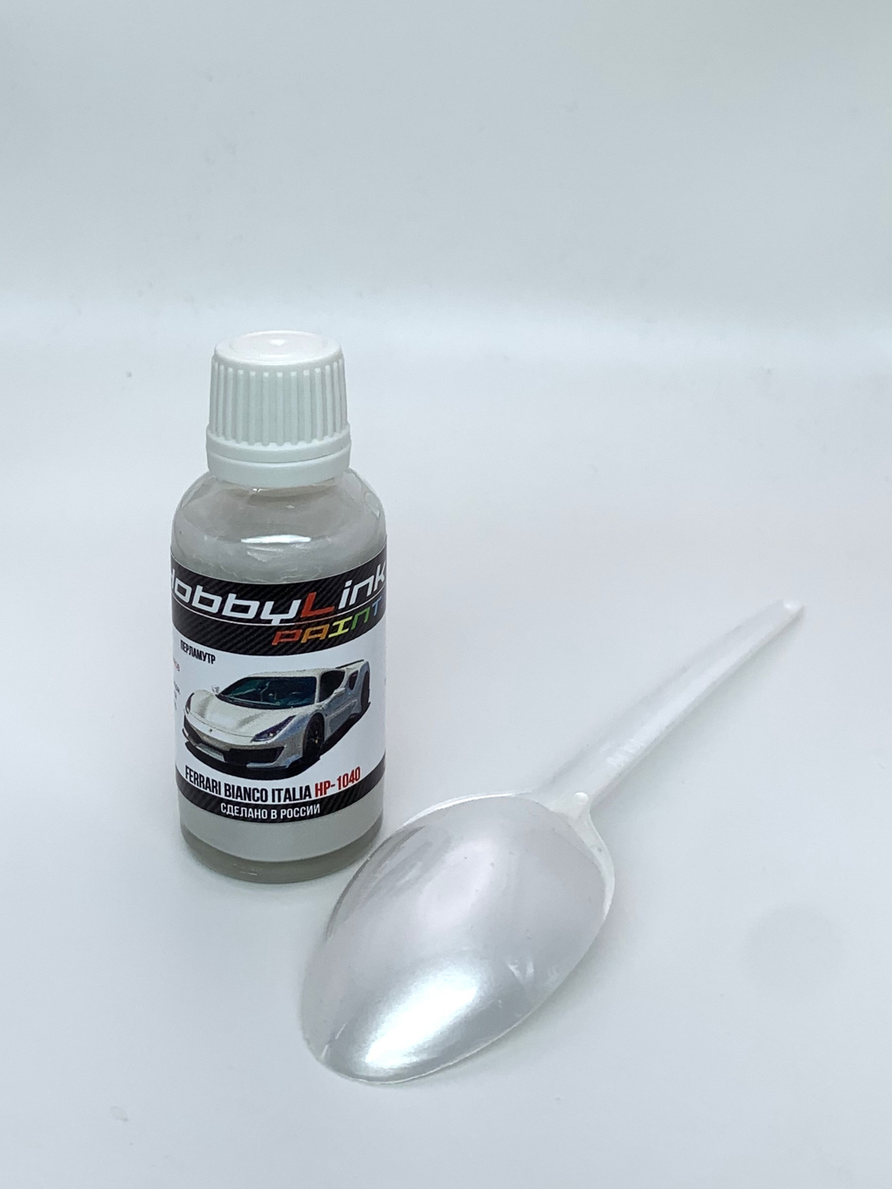 Краска лаковая HobbyLink Ferrari Bianco italia HP-1040