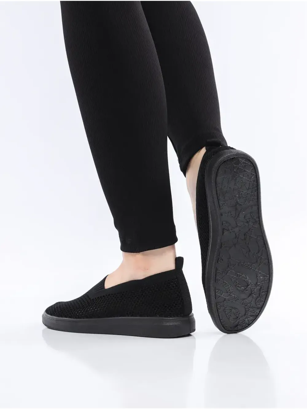 Мокасины летние текстильные