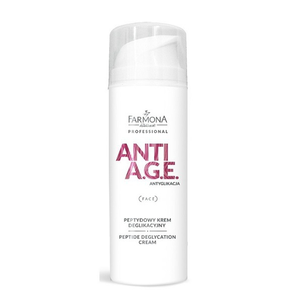 Пептидный антигликолевый крем Farmona Professional Anti AGE Peptide Deglication Cream 150мл