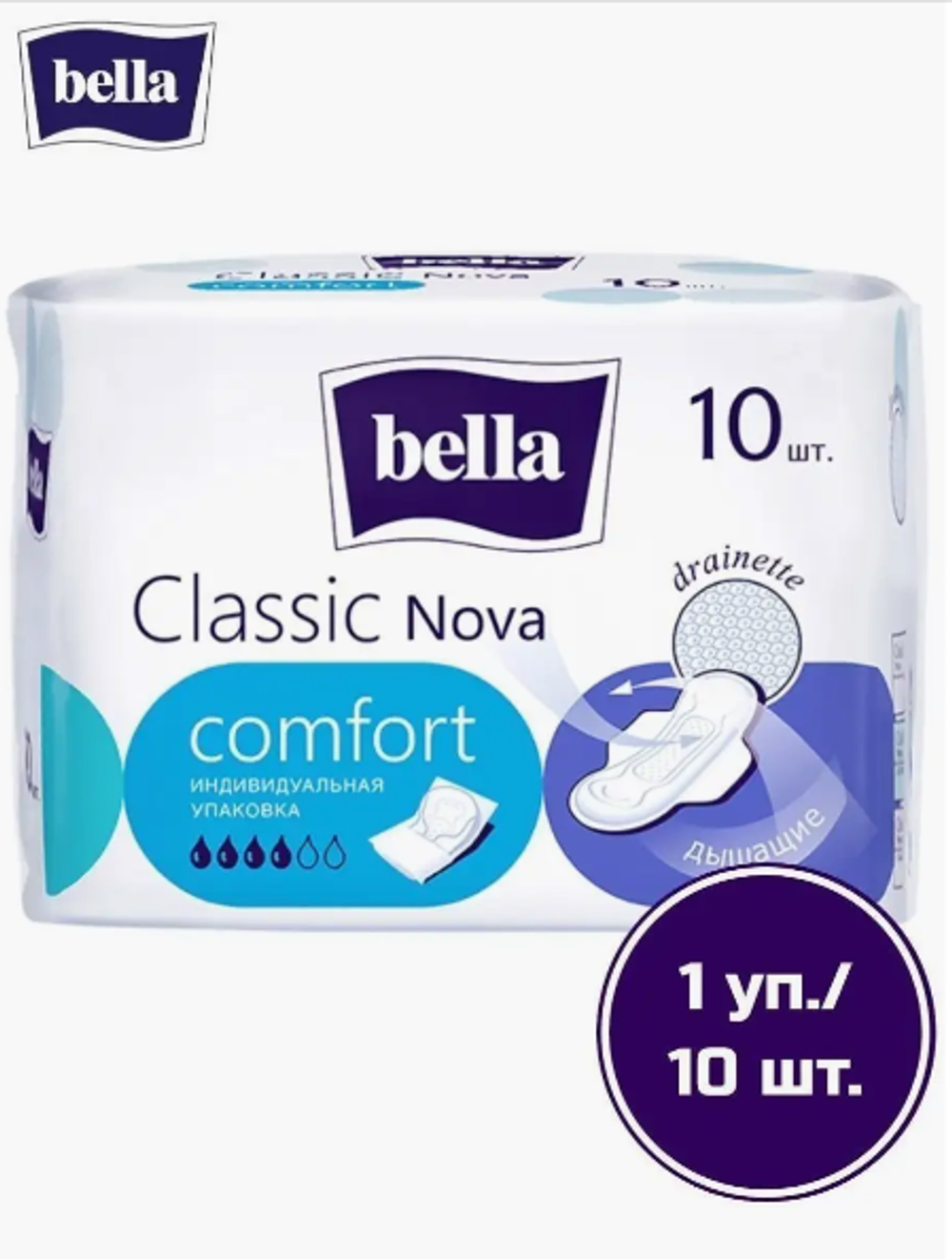 БЕЛЛА прокл.nova Comfort 10шт.(новый дизайн)