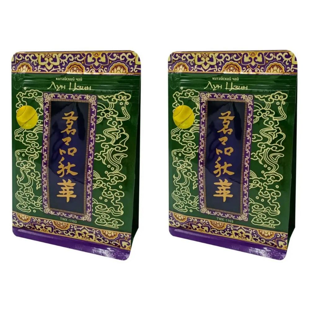 Чай зеленый Chu Hua Лун Цзин 80 г, 2 шт