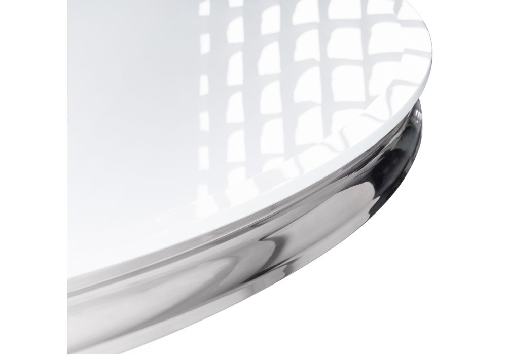 Стеклянный стол Bloss 130х77 белый