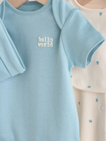 Комплект из четырех предметов для малышей Next AY5-854, Голубой, Молочный