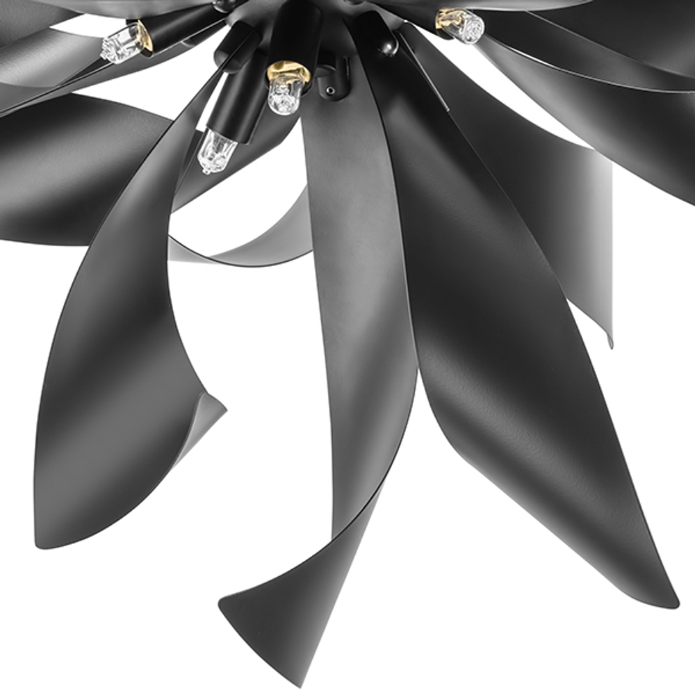 754167 Люстра TURBIO 6х6W (led) G9 ЧЕРНЫЙ