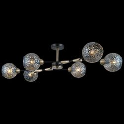 Люстра на штанге ILLUMICO  IL0253-6CSQ-79 BK AB