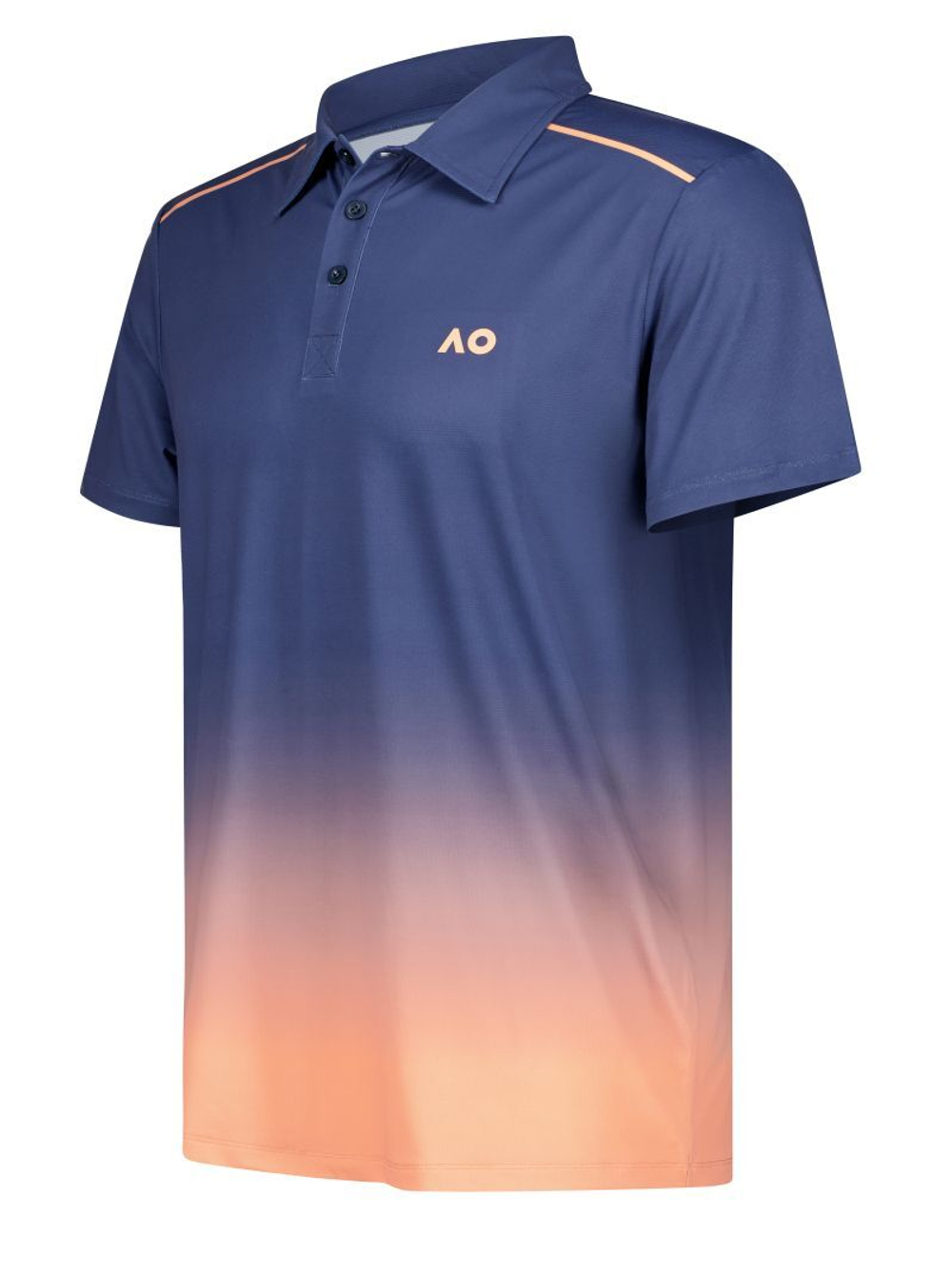 Мужское теннисное поло Australian Open Accelerate Polo - pacific ombre