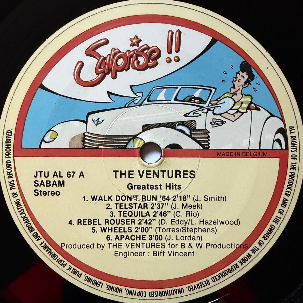 The Ventures – Greatest Hits (Бельгия)