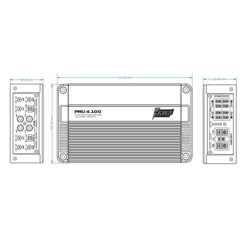 AMP PRO 4.100 Усилитель