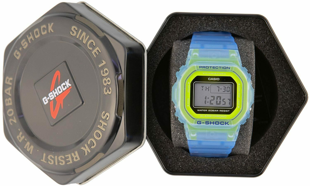 Японские наручные часы Casio G-SHOCK DW-5600LS-2ER с хронографом