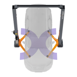 WDK-529 Подъемник двухстоечный с верхней синхронизацией 4 тонны, одност.разбл., 380В