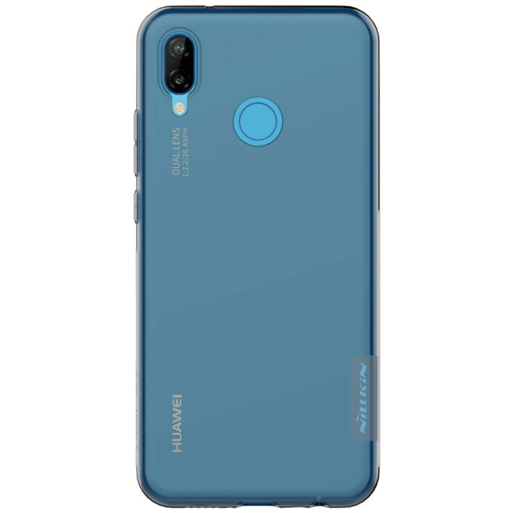 Прозрачный силиконовый чехол Nillkin Nature для Huawei P20 Lite