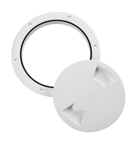 Крышка люка технологическая 100.0 белая