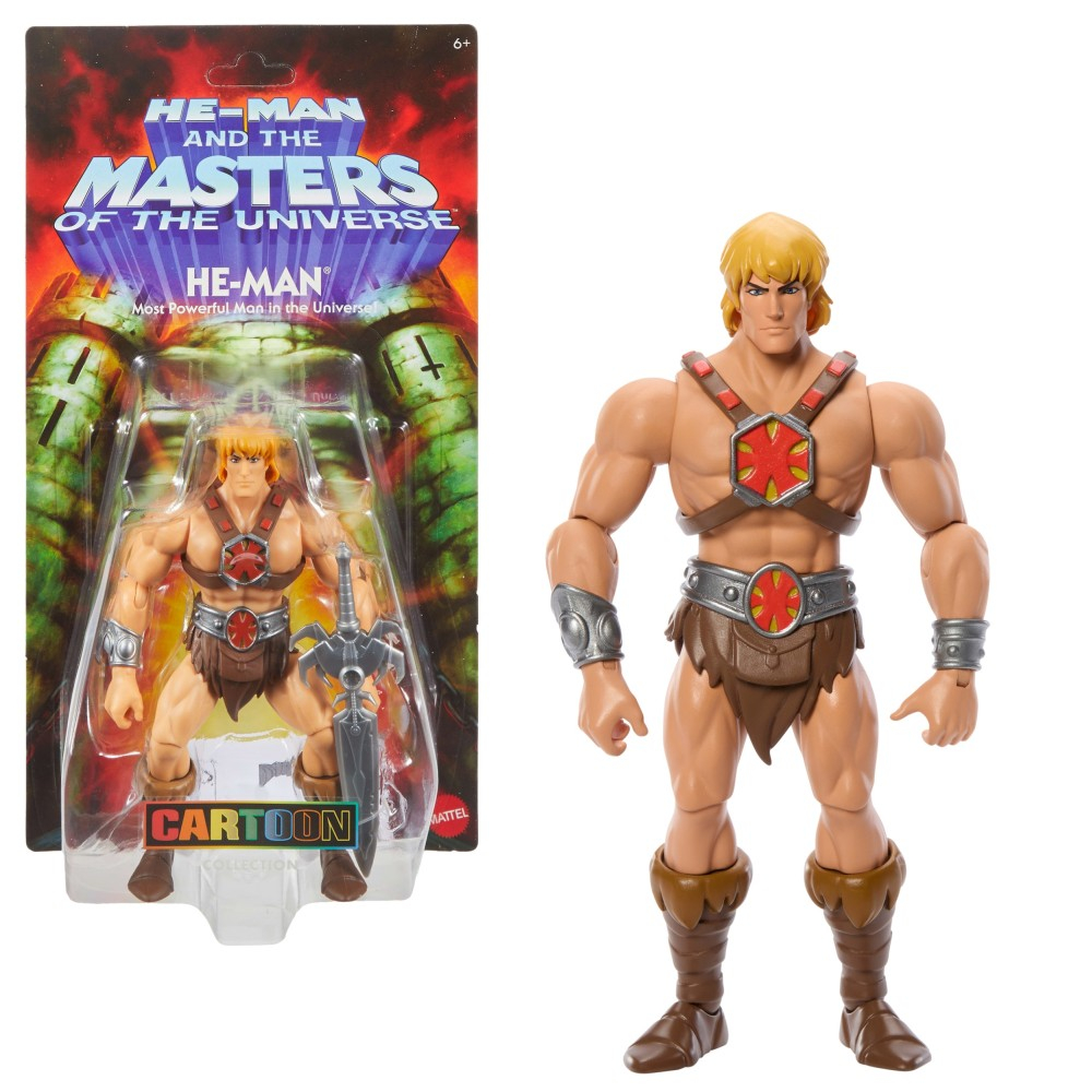 Mattel JHJ91 — Фигурка Хи-Мен 14 см (Cartoon Collection) Властелины вселенной JHJ91 — фото 1