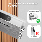 Сейф DELI "AE130" биометрический + электронный замок + ключ, 380х320х450 мм, 21,9 кг, белый