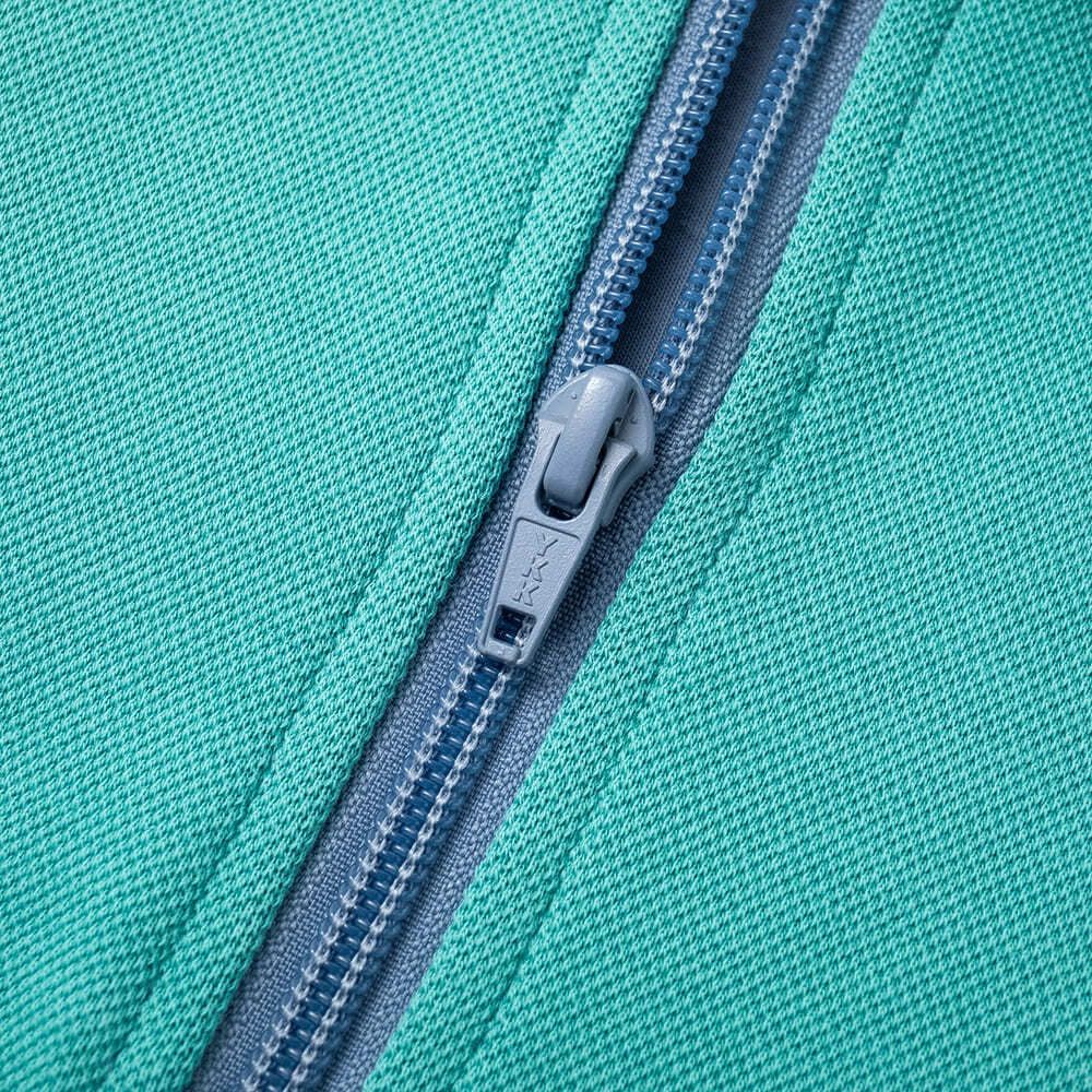 Толстовка Ymkashix College star пыльно-синяя / бирюзовая