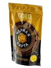 Кофе растворимый Черная карта Gold, пакет 150 г, 3 шт