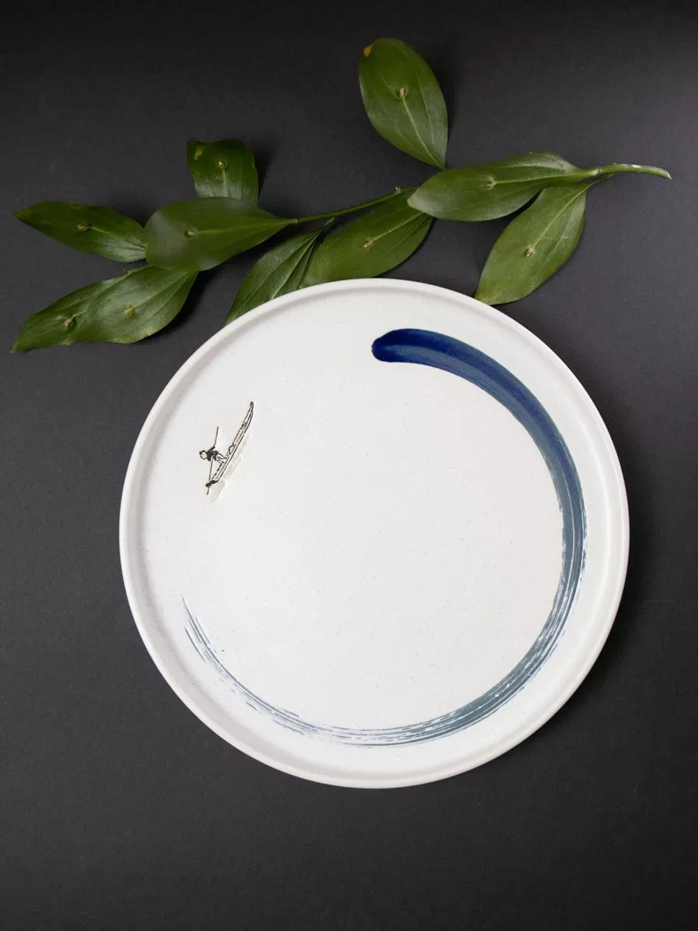 Набор 2 шт тарелок с бортиком, 20 см, Серфер