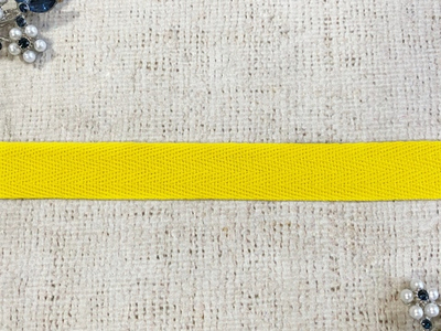 Лента киперная, хлопок, ш. 2 см, лимонный
