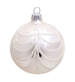 Элита НФШ-1075 Набор ел.украшений Шар «Кружевной» 85 мм