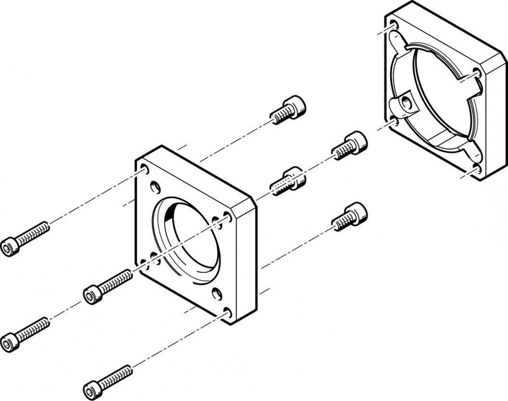 EAMF-A-48A-60G/H Фланец электродвигателя