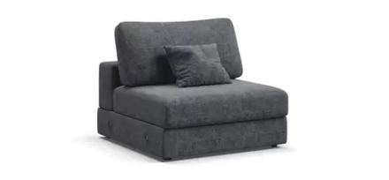 Босс Модуль База Бельевой Короб, не раскладывается Шенилл Смарт Серый(снят с производства)