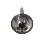 Кран шаровой латунь бытовой хром угловой R614 G1/2"х3/4" Ру10 НР переходной флажок с отражателем Giacomini R614X004
