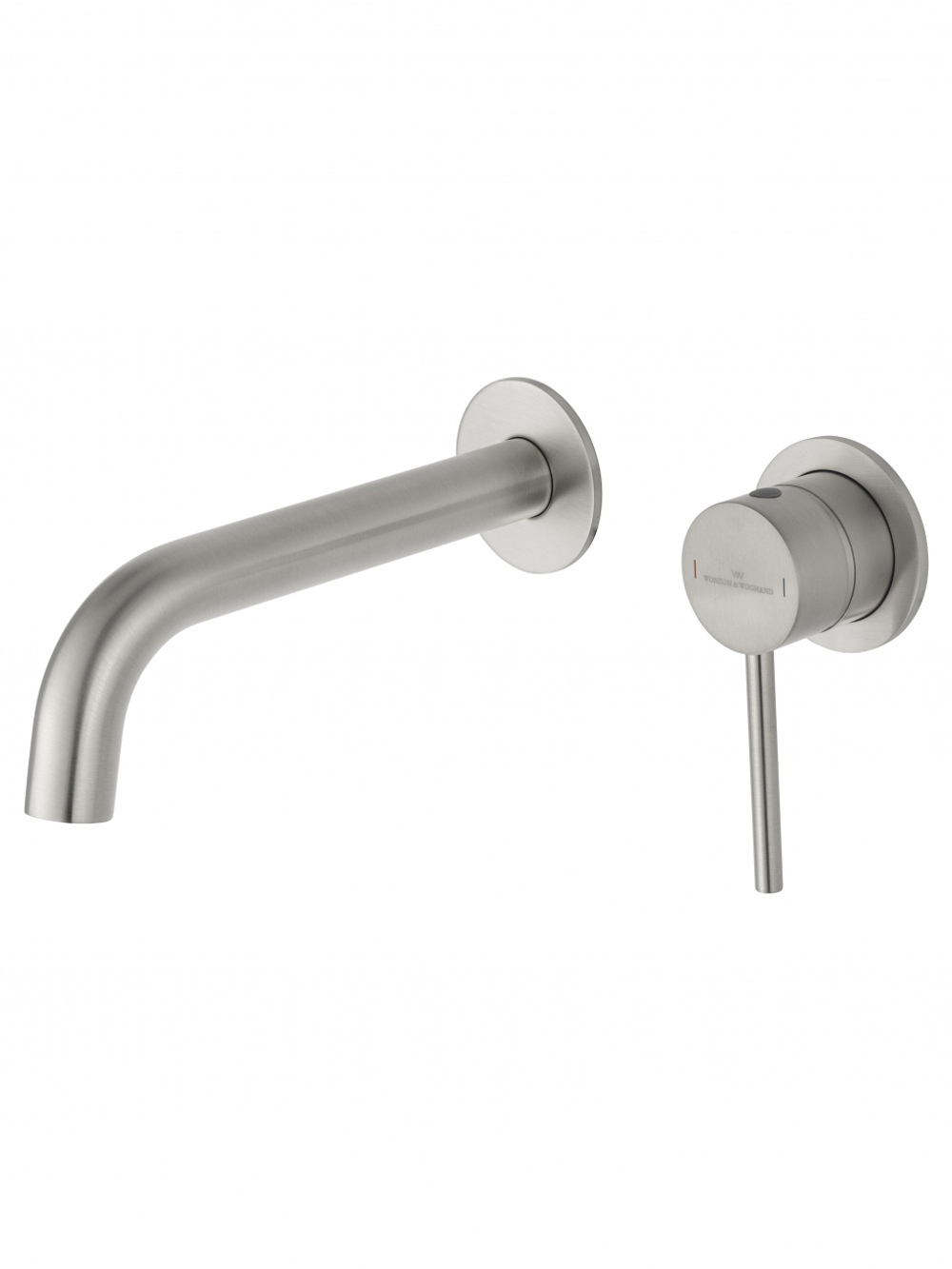 Смеситель для раковины встраиваемый WONZON & WOGHAND STICK, Брашированный никель (WW-88869017-BN)
