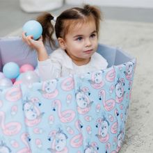 Игрушка Детский сухой бассейн TM Romana Фламинго складной