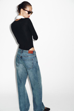БОДИ С ДЛИННЫМИ РУКАВАМИ ИЗ ПОЛИАМИДА - ZARA