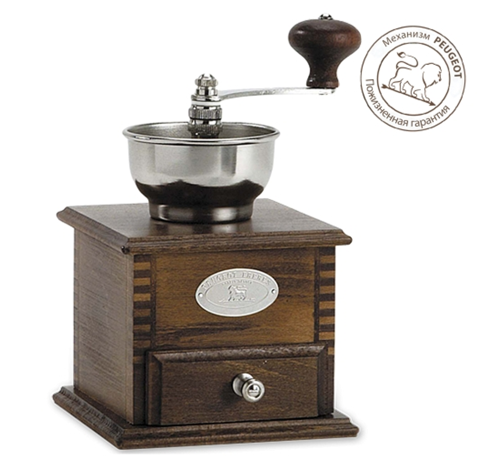 Мельница для кофе 21 см Peugeot Bresil темно-коричневая Франция гарантия