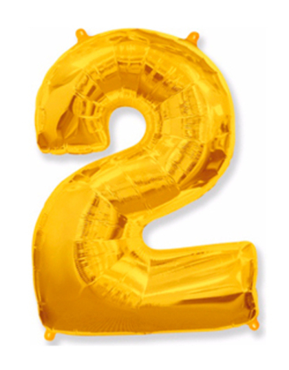 Цифра "2" Золото