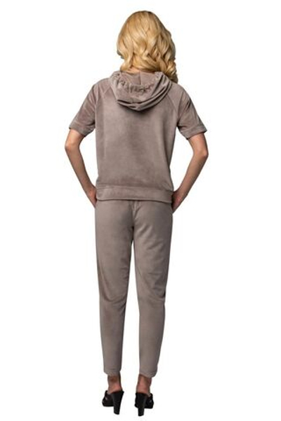 Костюм с коротким рукавом и капюшоном (Размер: XL) (Цвет: бежевый)