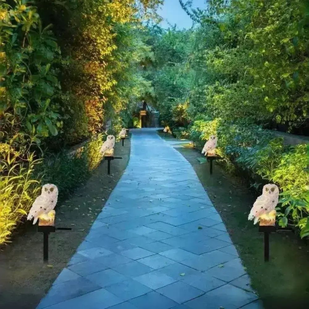 Светильник уличный на солнечной батарее "Сова" Live home