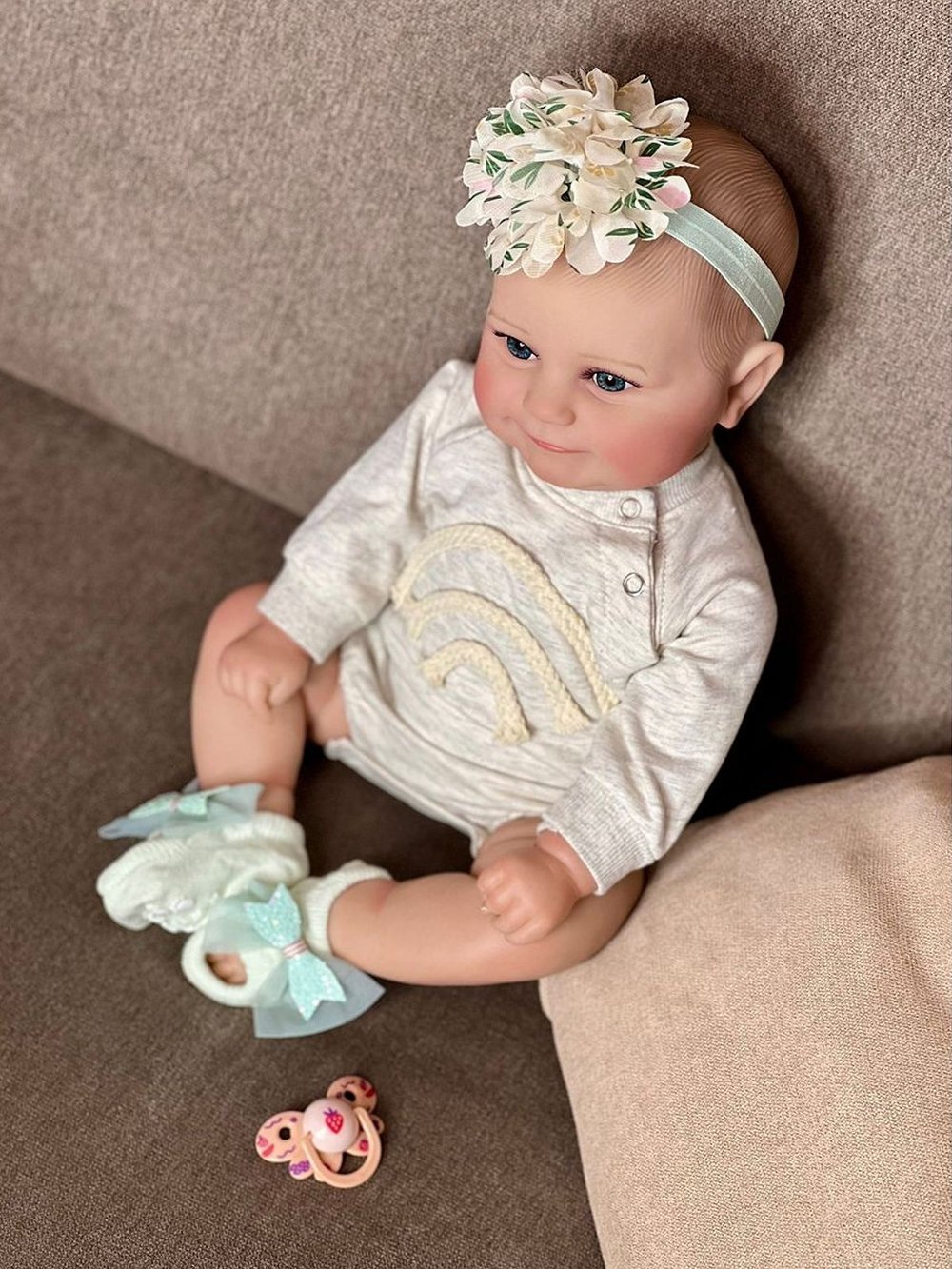 Кукла Реборн мягконабивная 50см в пакете (FA-367A)